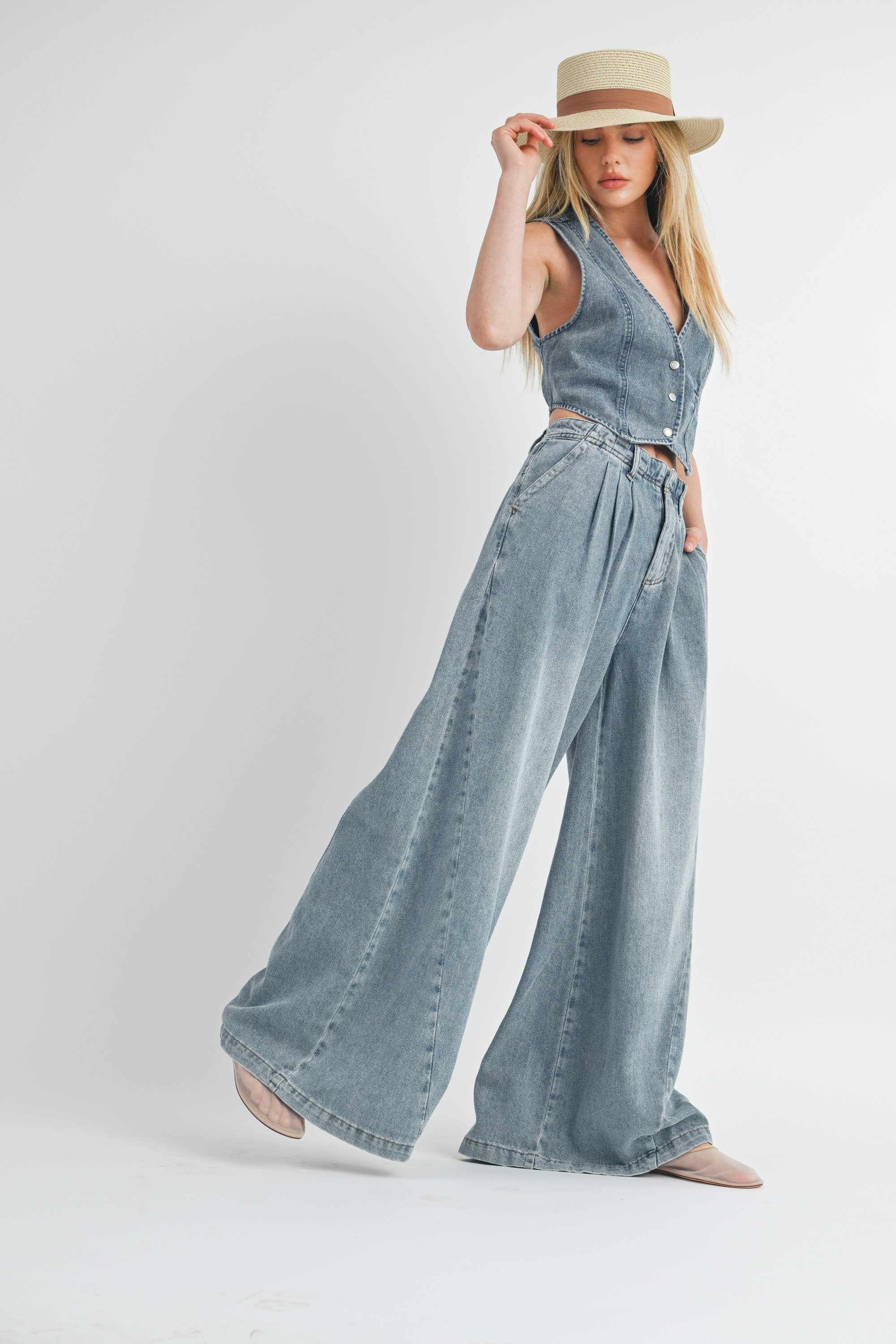 パンツ OHOTORO Wide Stitch Jeans S long ohotoro Wide Stitch Jeans long/m - メルカリ